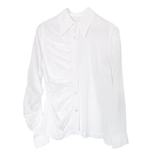 Cargar imagen en el visor de la galería, Blusa camisera corrugada
