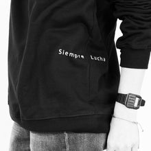 Cargar imagen en el visor de la galería, Sudadera UNISEX Negra Siempre Lucha
