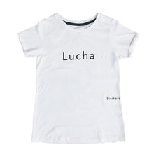 Cargar imagen en el visor de la galería, Playera Blanca Siempre Lucha
