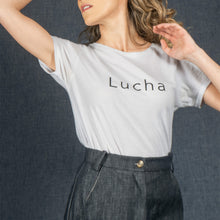 Cargar imagen en el visor de la galería, Playera Blanca Siempre Lucha
