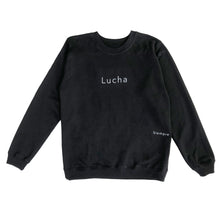 Cargar imagen en el visor de la galería, Sudadera UNISEX Negra Siempre Lucha
